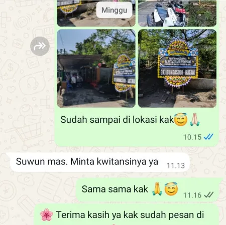 Pengiriman Papan Bunga Duka Cikokol