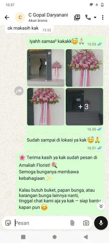 Pengiriman Karangan Bunga Cikokol