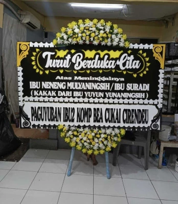 Papan Bunga di Cikokol